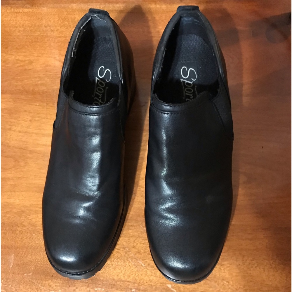 BLACK LEATHER BOOTS
